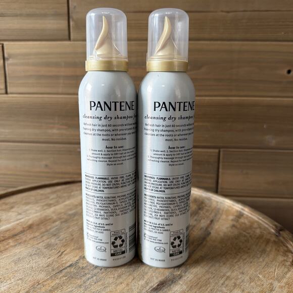 (2) Pantene Pro V Dry Shampoo Refresh Foam Cleansing 5.9oz - Picture 4 of 6
